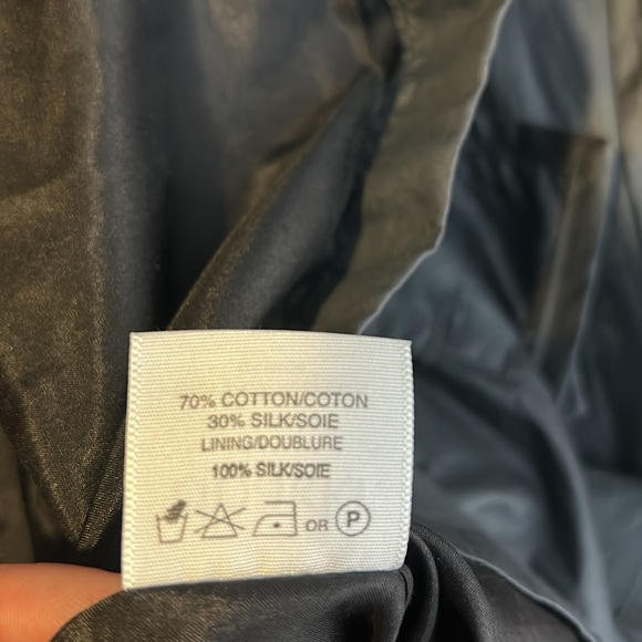 Obakki Cotton Silk Lightweight Black Jacket size M - Picture 10 of 11